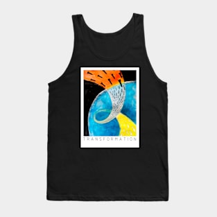 War Theme Watercolor Art Tank Top